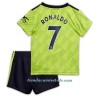 Conjunto (Camiseta+Pantalón Corto) Manchester United Ronaldo 7 Tercera Equipación 2022-23 - Niño